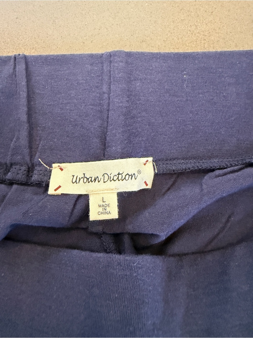 Urban Diction High-Waist Navy Women’s Leggings Size L NEW - Picture 4 of 8